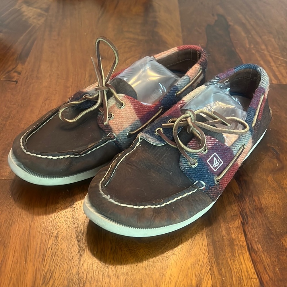 Men's Authentic Original Boat Shoe | leather & plaid